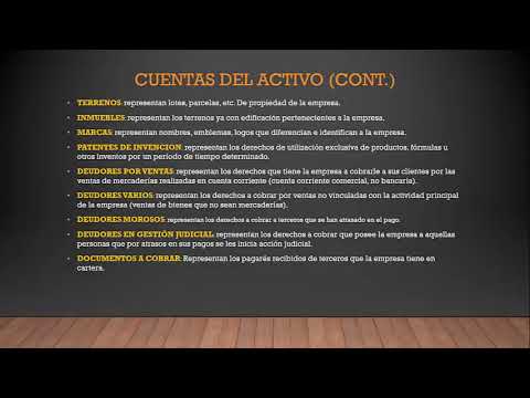 Ejemplos de cuentas contables