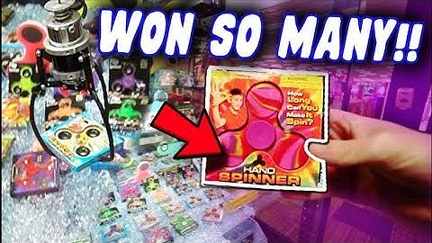 WON TOO MANY FIDGET SPINNERS!!!