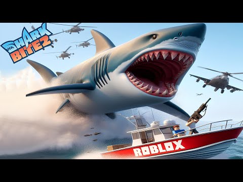 DAHA GÜÇLÜ DEV GİBİ KÖPEK BALIĞI | ROBLOX | shark bite 2 egg hunt