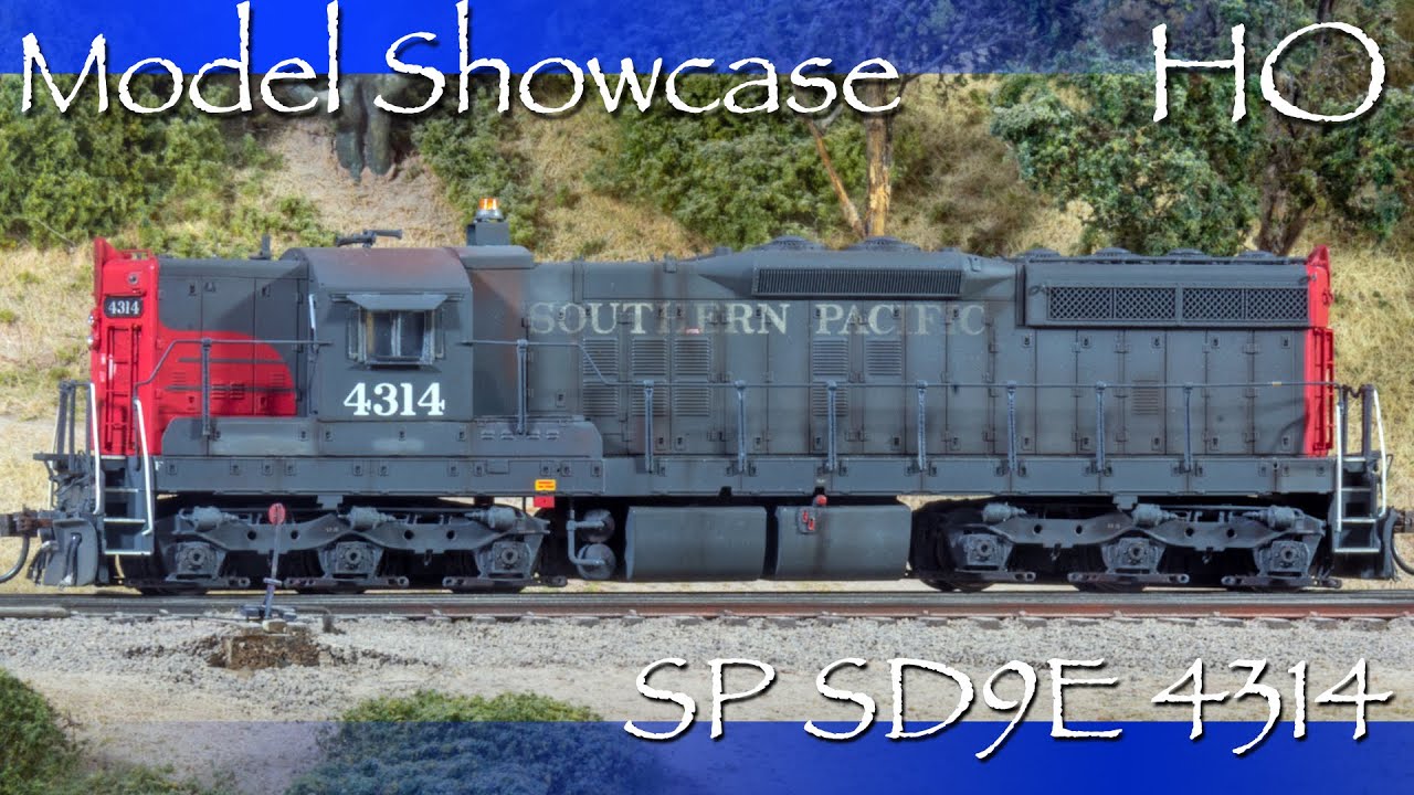 Shopworn 1990s-era Southern Pacific SD9E! - Model Showcase HO SP