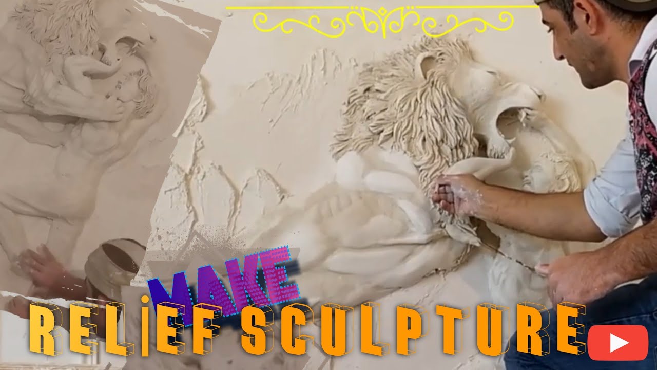 Diy - Relief Sculpture Process - Timelapse _ By : Mehdi Axundzade