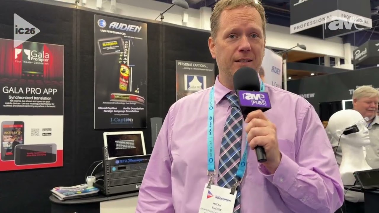 InfoComm 2026: Sound Associates Showcases Gala Pro For Cinema App Closed Captioning