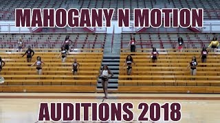 FULL Mahogany N Motion Auditions 2018- Morehouse College