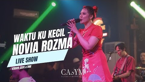 WAKTU KU KECIL - NOVIA ROZMA ( Live Show ) || Versus Cafe Cirebon ||