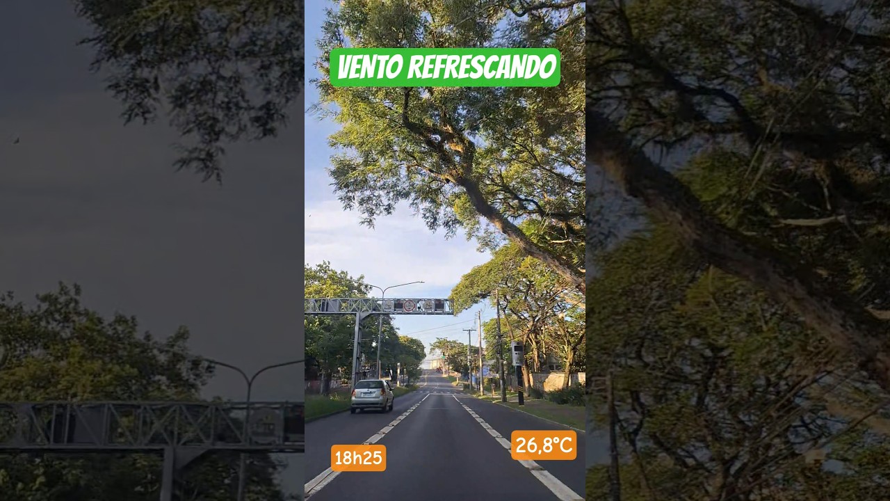 Domingo quente, vento trazendo refresco - Porto Alegre, 25/01/2025 #calor #ver&atilde;o