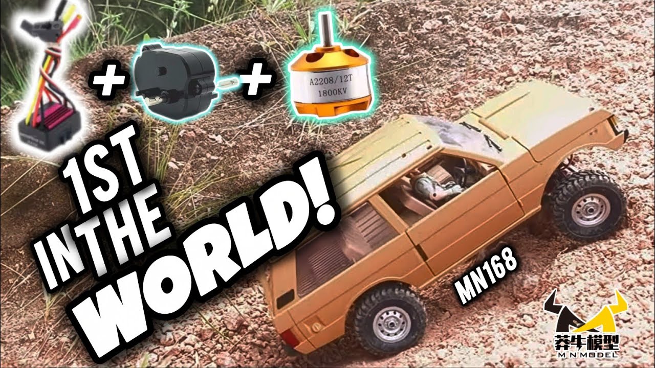 MN168 - HOW TO UPGRADE TO OUTRUNNER BRUSHLESS - BEST CHEAP SETUP 