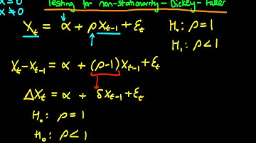 Dickey Fuller test for unit root