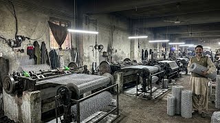 The Amazing Process of Making Expanded Metal Mesh in Factory | Mass Production Factory Video