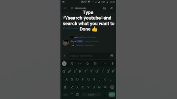 How to use Koya bot slash for /search youtube  Command in Discord Mobile #roduz #discord #howto
