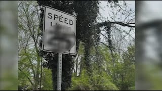 Police search for vandals who spray painted swastikas