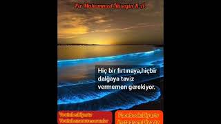 Allah'a gide bilmen için, Allah'ın ipine sımsıkı sarılman gerekiyor.💞💕Pir Muhammed Hüseyin (R.A.)💌