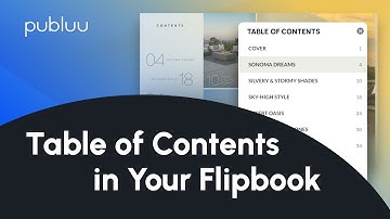 How to add a Table of Contents to Your Flipbook