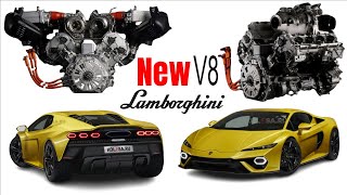 Lamborghini HPEV New Hybrid Twin Turbo V8 Engine Huracan V10 Replacement