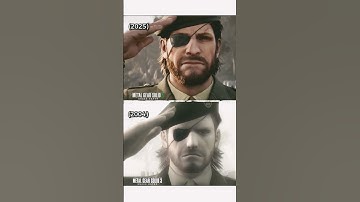 Snake Crying Comparison. Metal Gear Solid Delta Snake Eater vs MGS3 2004
