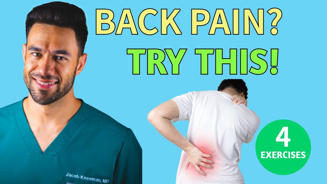Doctor Shows 4 Low Back Pain Exercises For Relief Today!