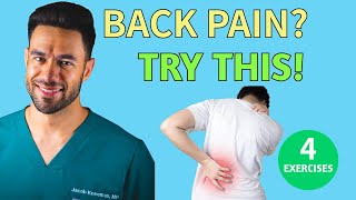 Doctor Shows 4 Low Back Pain Exercises For Relief Today!