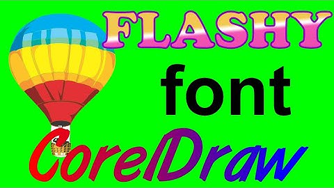 CorelDraw Tips & Tricks Intersect Colors into a font