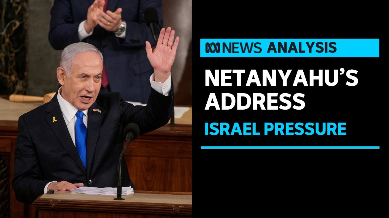 Netanyahu speaks to Congress as support for him wanes | ABC NEWS - YouTube