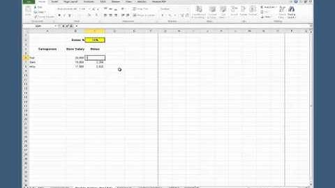 Excel 2010 - Absolute, Relative, and Mixed Cell References