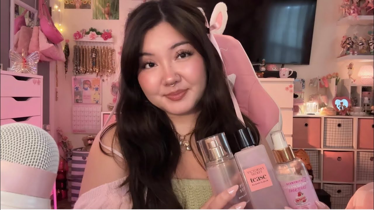 ASMR 𓏲𑁘 Girly Perfume (show & tell) 