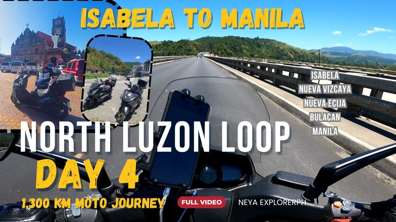North Luzon Loop 2025 Day 4 | Isabela to Manila | Kymco Dink R150 | Day 4 of 4