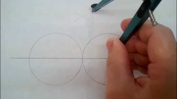 Drawing an oval with a compass and no string (very simple)