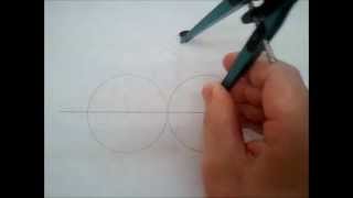 Drawing An Oval With A Compass And No String Very Simple