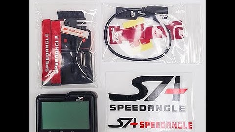 Unboxing of SpeedAngle lap timer.