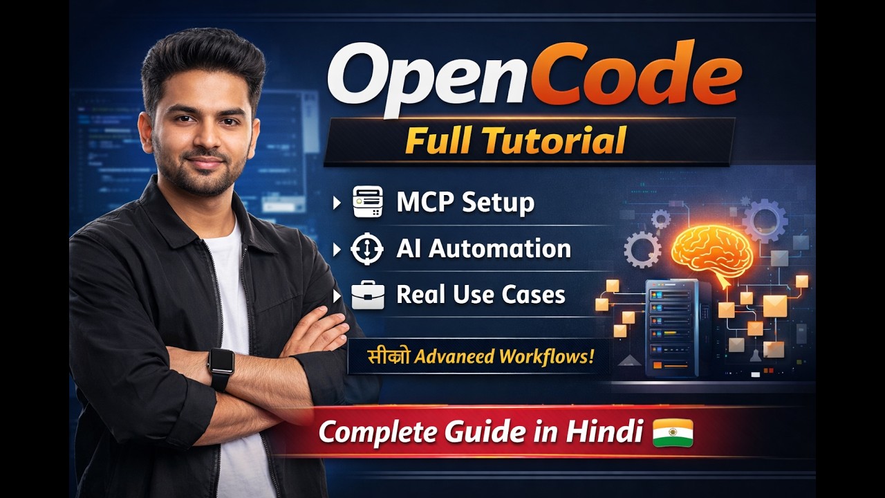 OpenCode Full Tutorial 🔥 | MCP Setup + Automation + Real Use Cases ...