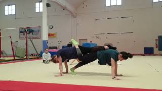 PARTNER PUSH-UP CHALLENGE?? ginnastica artistica CSB