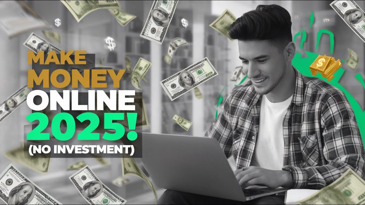 5 BEST Ways to MAKE MONEY Online in 2025 (NO Investment Needed) - YouTube