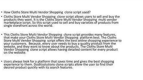 Clothes Store Multi Vendor Shopping Script