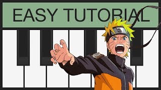 Naruto - Sadness and Sorrow | EASY Piano Tutorial | Melodica | Slow