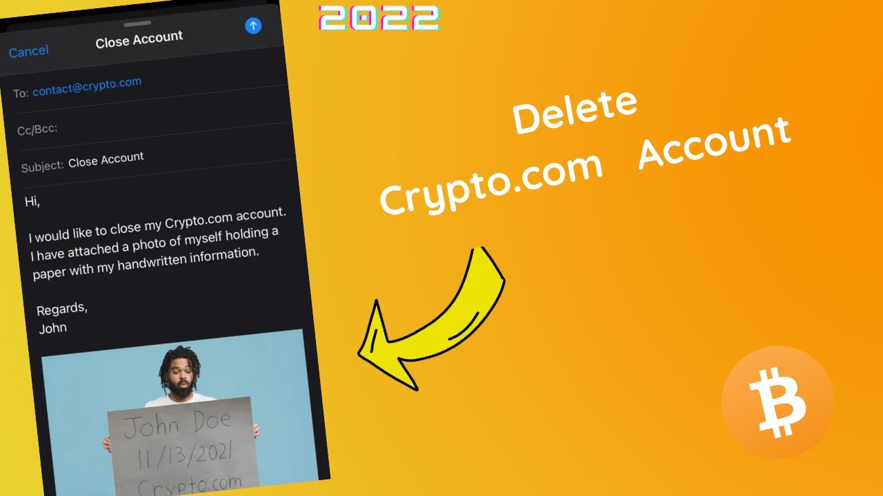 how to delete crypto.com account