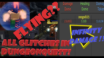 ALL GLITCHES IN DUNGEON QUEST 2020 (15 glitches) [Roblox]