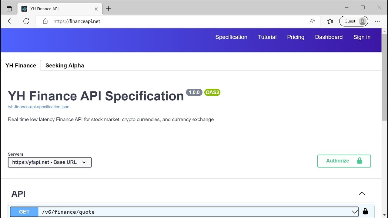 How To Use YH Finance API in 2022 [Tutorial]