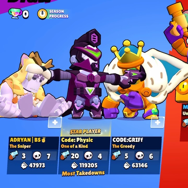 Physic and randoms Vs Pro💀 #brawlstars