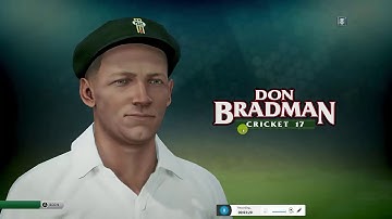DON BRADMAN CRICKET 17 BUG FREE FIX