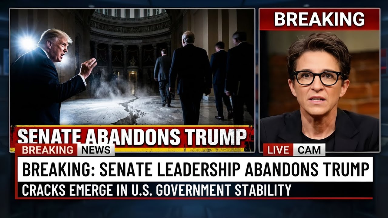 BREAKING: SENATE LEADERSHIP ABANDONS TRUMP AS CRACKS EMERGE IN U.S. GOVERNMENT STABILITY