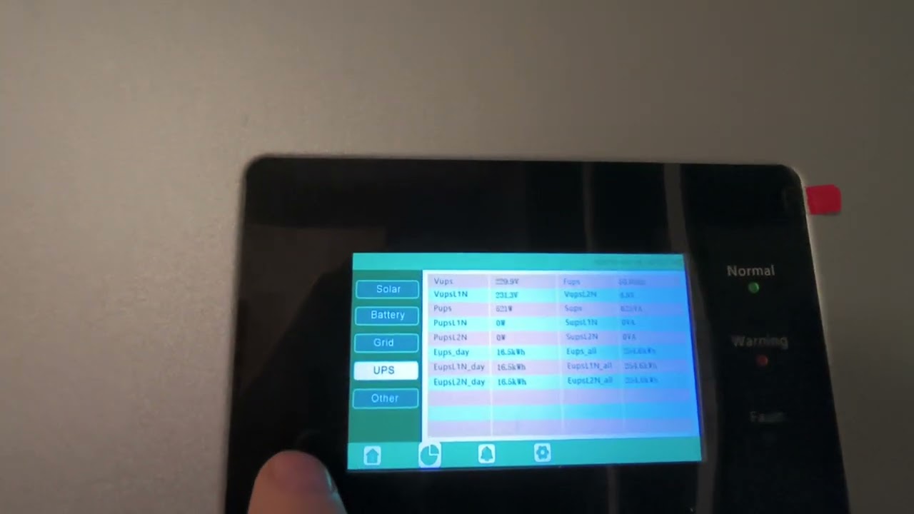 LuxPower GEN-LB-EU 10K: Огляд екранного меню