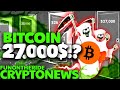 ¡BITCOIN ROMPE 27,000$! ¡PERO BAJA! ¿POR QUÉ?