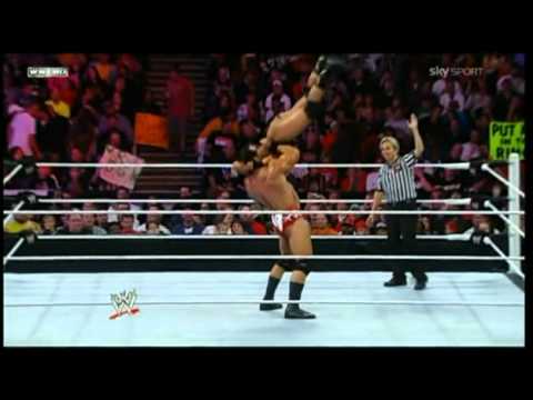 Mason Ryan - Corner Clothesline Followed By Delayed Vertical Suplex