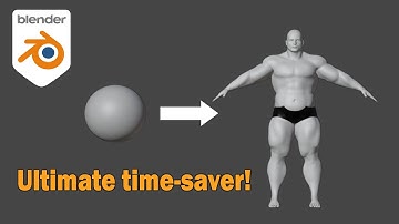How to Create an Instant 3D Character in Blender in 1 Minute