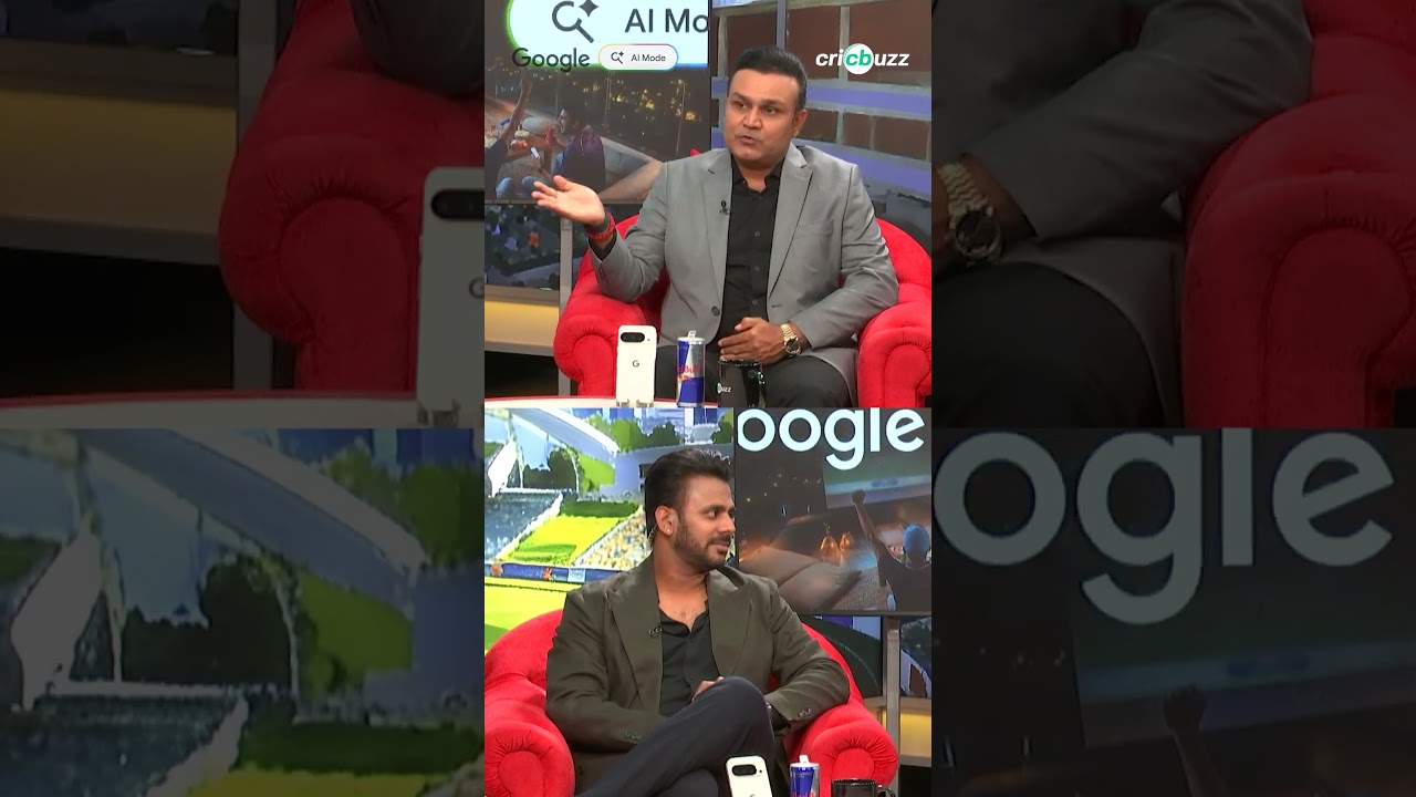 Sehwag's message to selectors 👀 #IPL2026 ‪‪#GTvRR @GoogleIndia