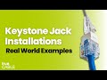 Real World Examples of Keystone Jack Installations (Improving Network Flexibility!)