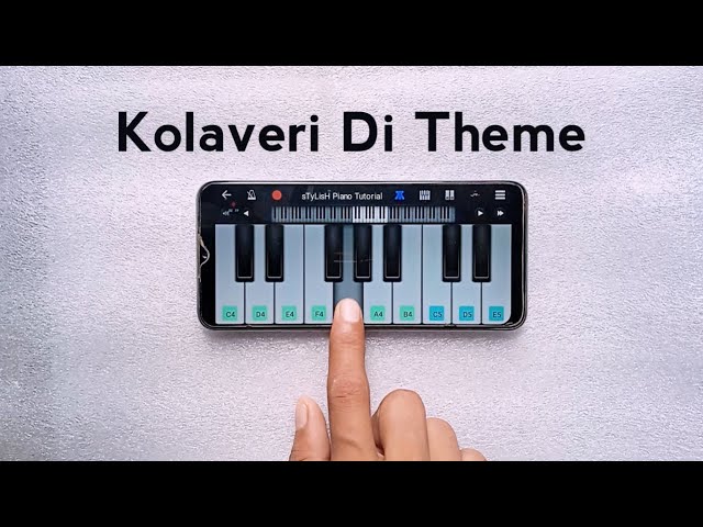Kolaveri Di Theme | Step By Step With Notes class=