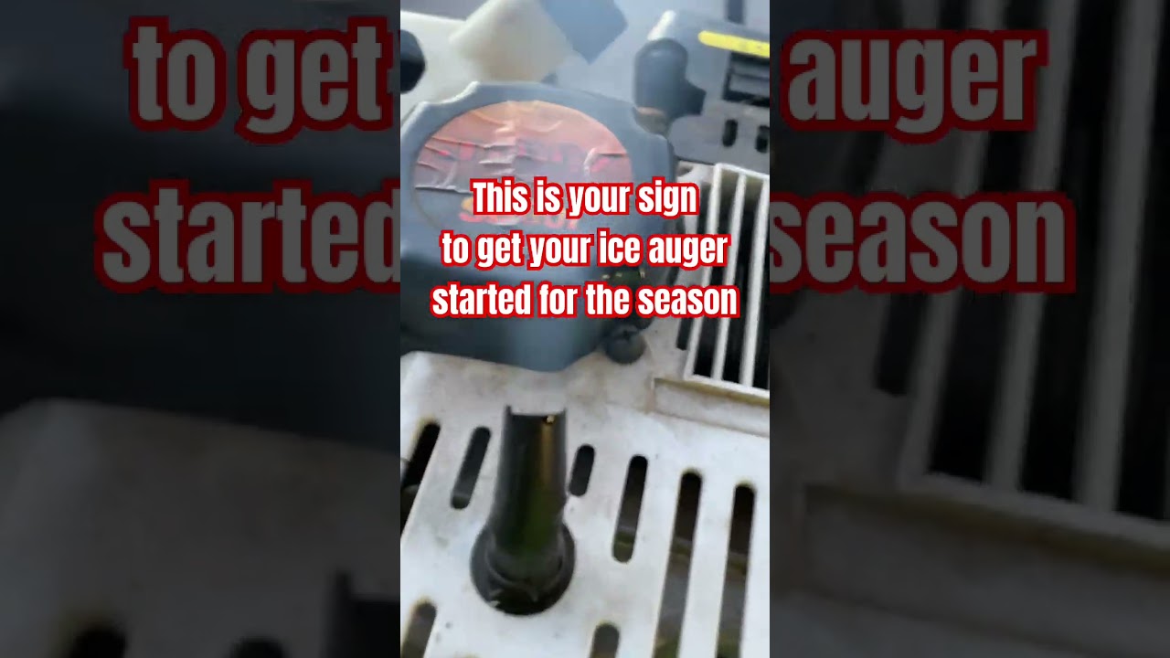 Time to get those ice augers started! 