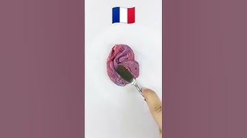 What color do mixing these make?#asmrsounds #oddlysatisfying #clay #guesstheflag #asmrtriggers #asmr