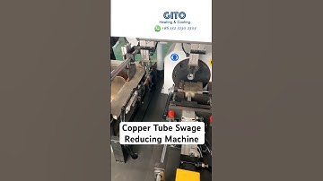 Automatic Copper Tube Rotary Swage Reducing Machine For Refrigeration Pipe Fittings
