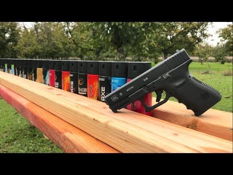 AXE BODY SPRAY bulletproof? Glock 19 9mm